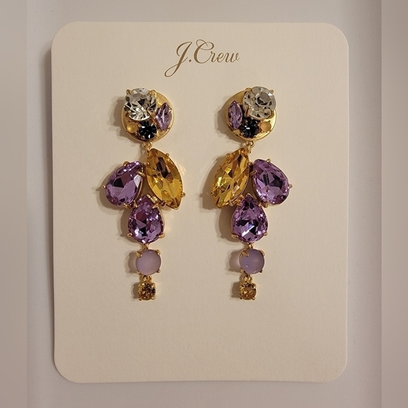 J. Crew Jewelry - NWT J. Crew Cluster Drop Earrings